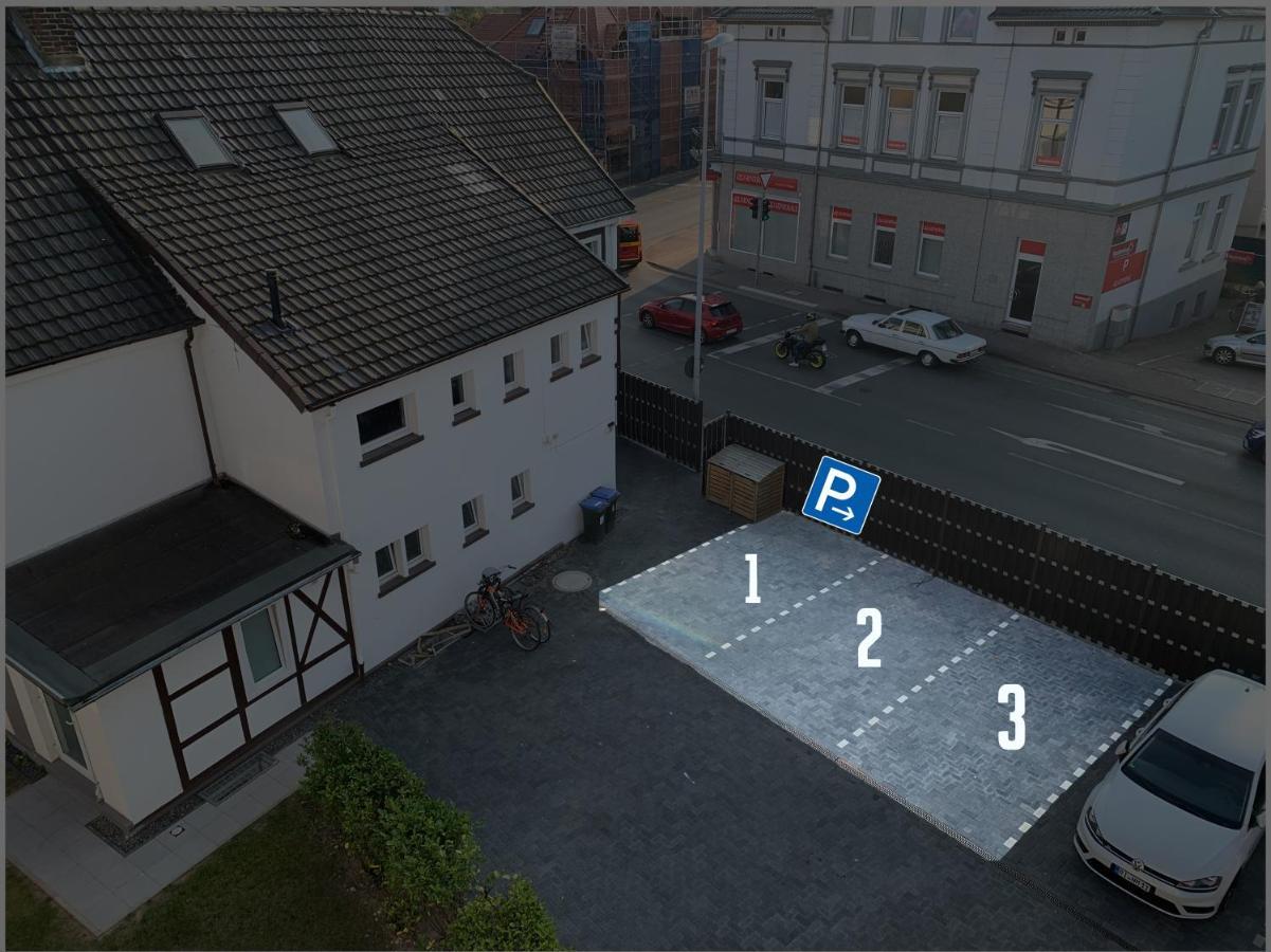 W1 - Kontaktloser 24H Check In, W-Lan, Netflix, Parkplatz, Kueche, Boxspring-Bett Bückeburg Eksteriør bilde
